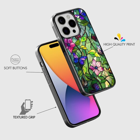 Floral Phone Cover – iPhone 16, 15 Pro, 14, Galaxy S25, S24, S24 Ultra, Pixel 9 - Picture 7 of 9
